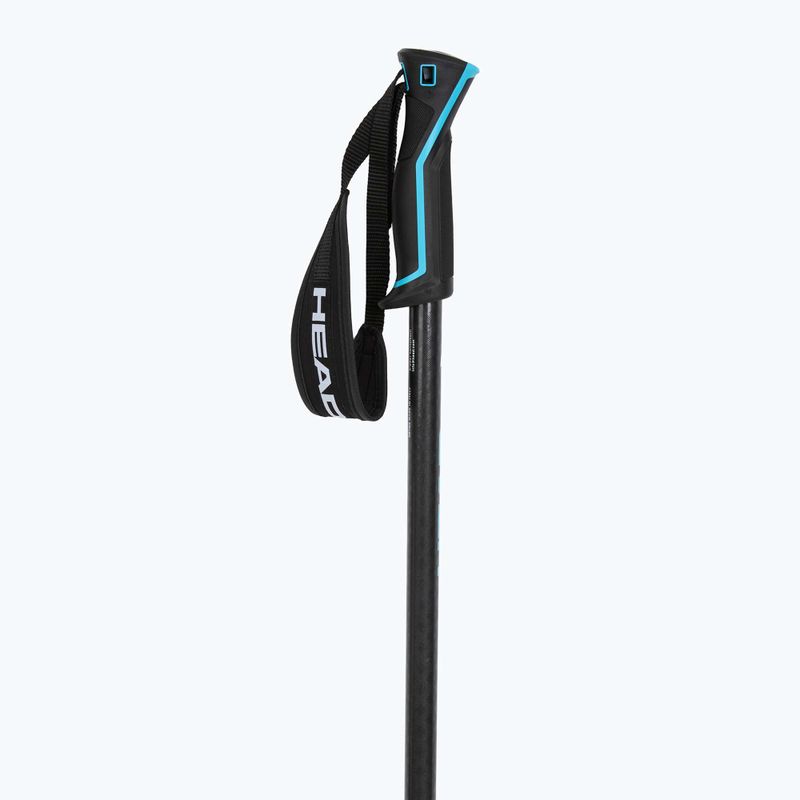 Skistöcke HEAD Frontside carbon black/speed blue 2