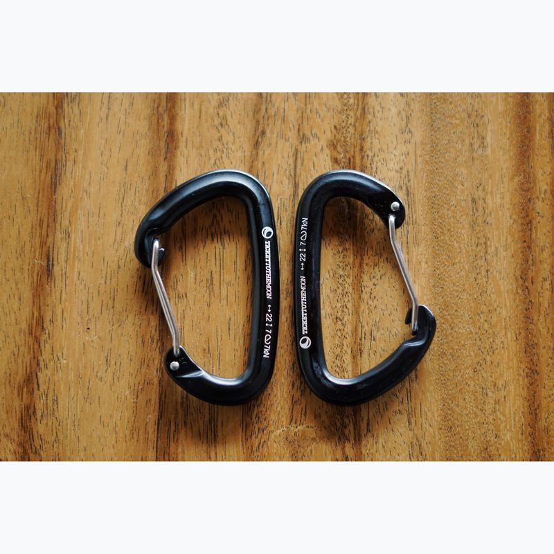 Ticket To The Moon Karabiner AL-7075 2 Stk. schwarz TMBINER22 4
