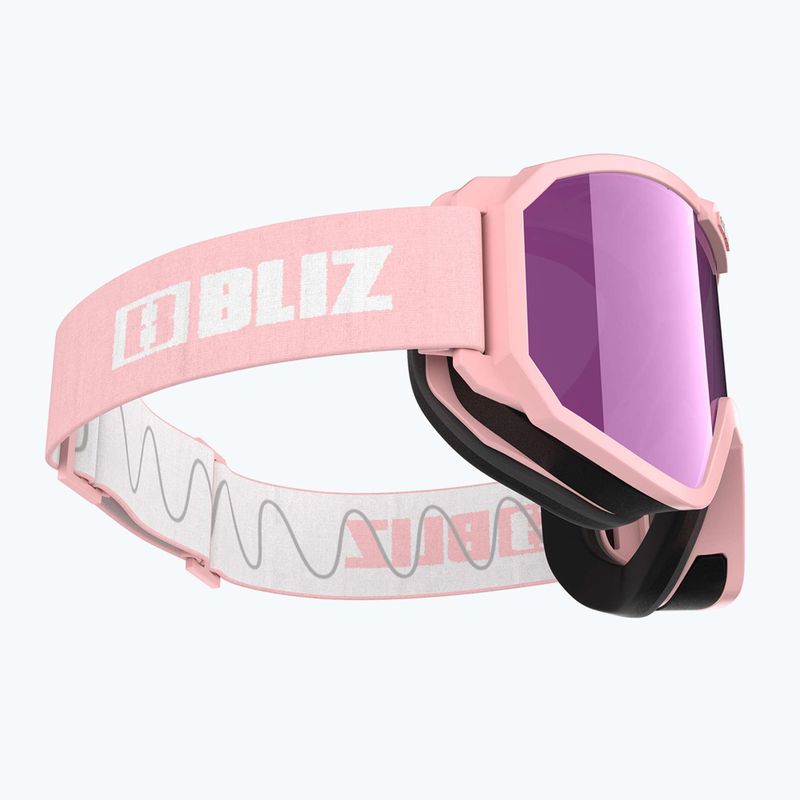 Skibrille Bliz Rave matt powder pink/brown pink multi 5