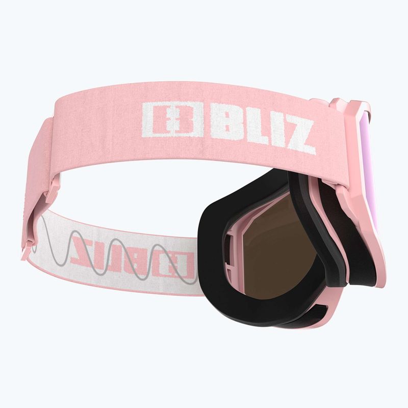 Skibrille Bliz Rave matt powder pink/brown pink multi 6