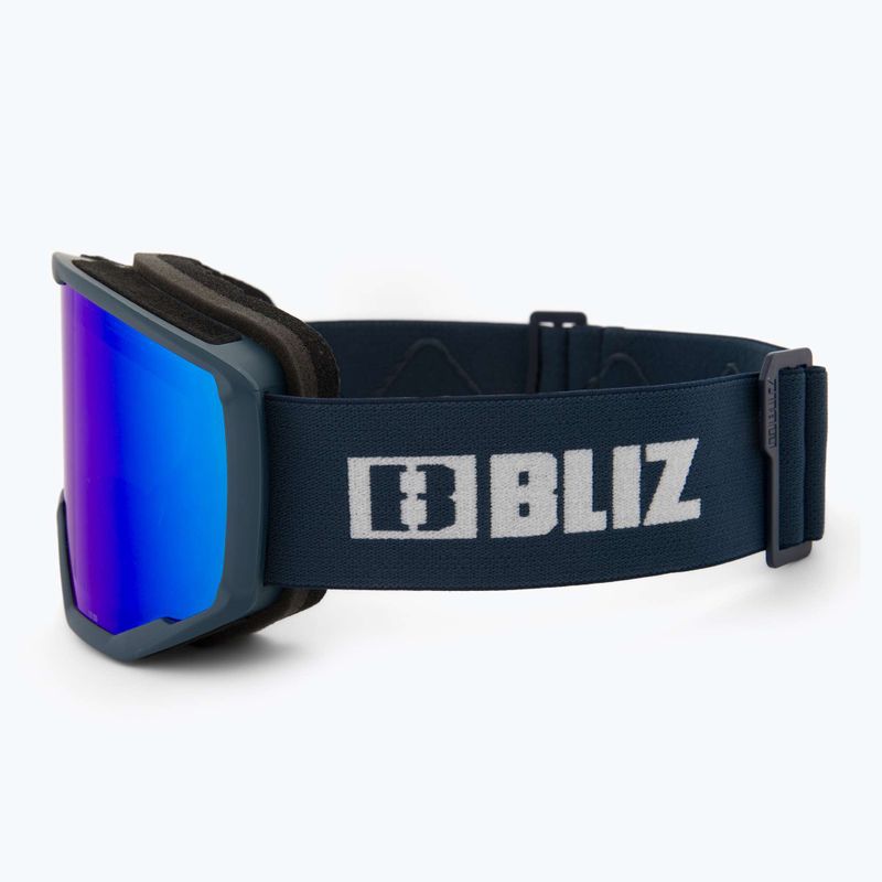 Skibrille Bliz Spark dark blue/brown&blue 4