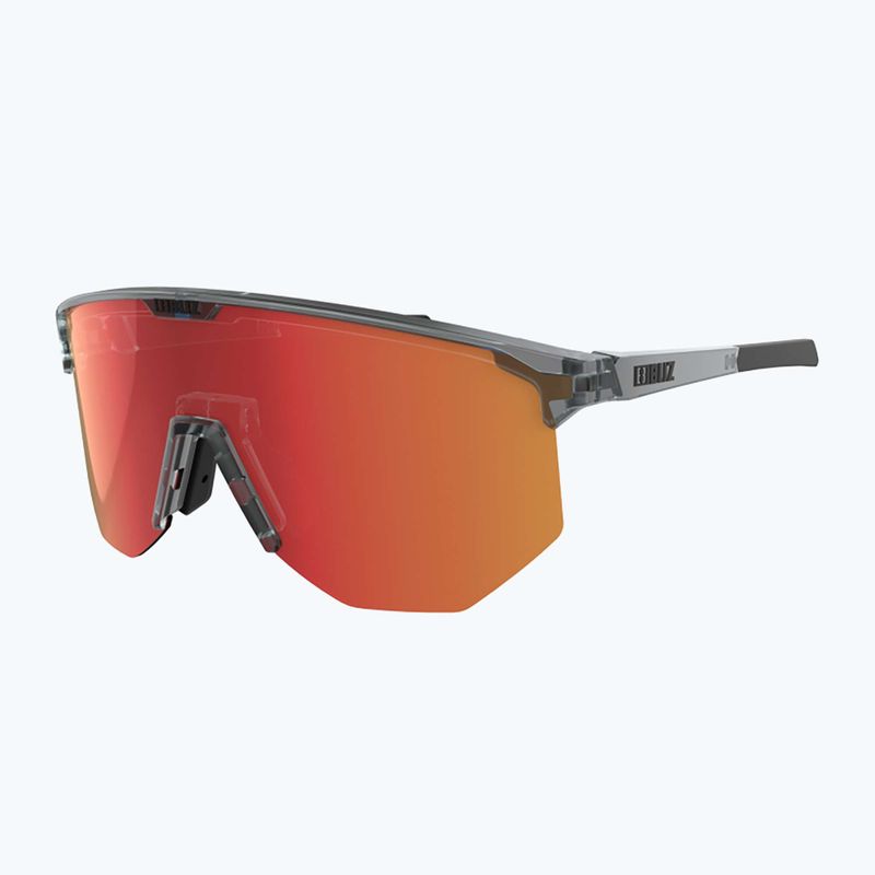 Bliz Hero S3 transparent dunkelgrau/braun rot multi Fahrradbrille 3