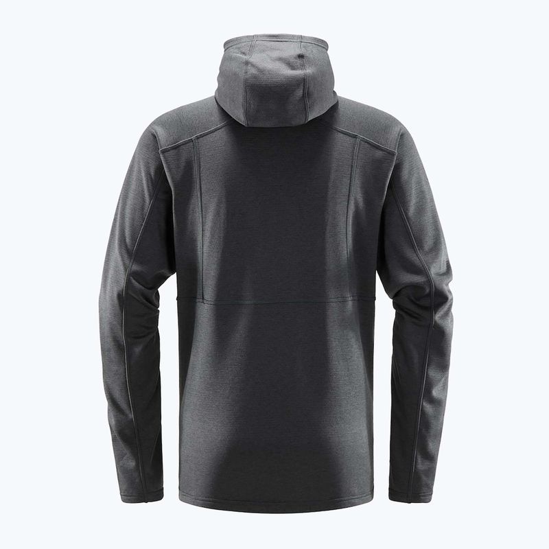 Herren-Trekking-Sweatshirt Haglöfs Velum Hood grau 605069 4