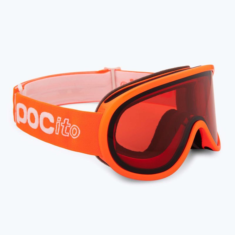 Kinder-Skibrille POC POCito Retina Jr S2 fluorescent orange/partly sunny light orange