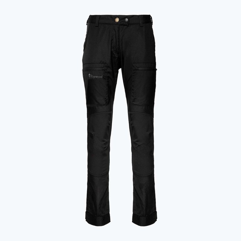 Damen-Trekkinghose Pinewood Caribou TC schwarz/schwarz