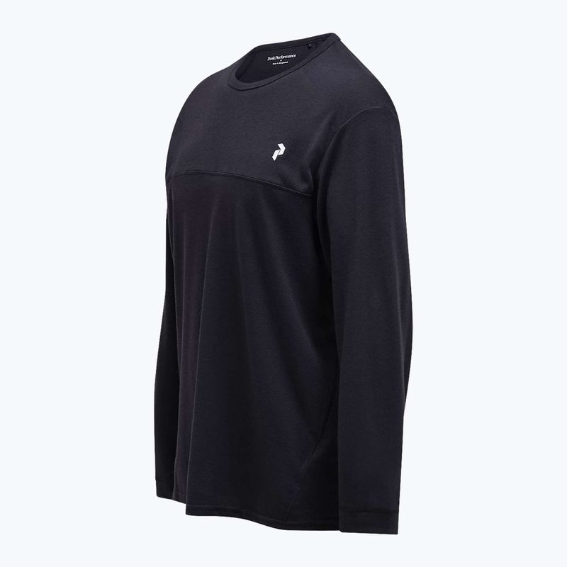Men's Peak Performance Trail Wollmischung Longsleeve schwarz 3