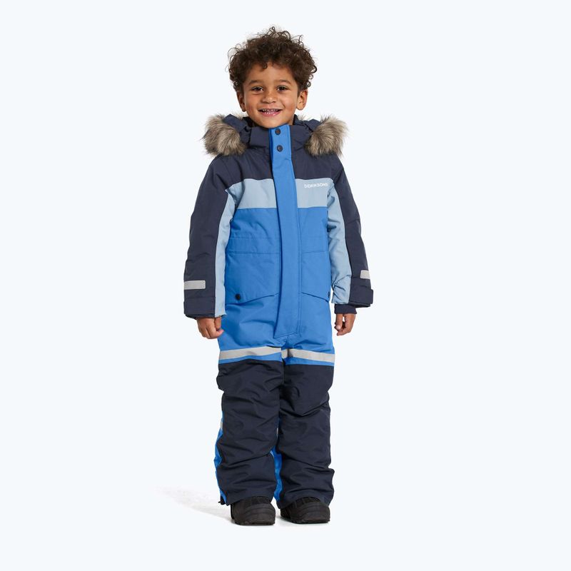 Didriksons Bjärven Cover saphirblau Kinder Skianzug