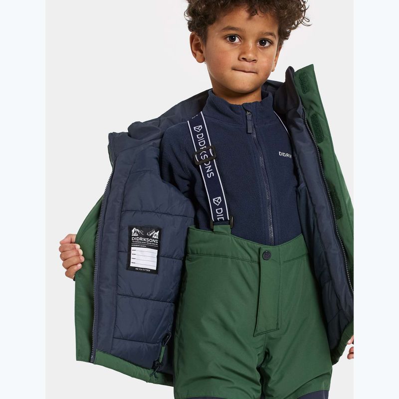 Kinder-Skiset Didriksons Skare pine green 12