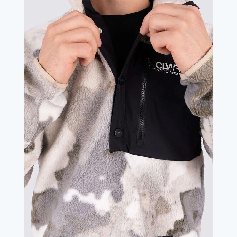 Sweatshirt Hoodie Herren Colourwear Snap Pile water camo 7