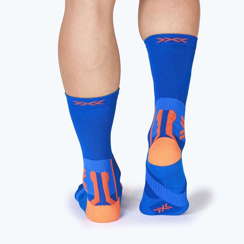 Socken X-Socks Run Perform Warm Crew twyce blue/orange 5