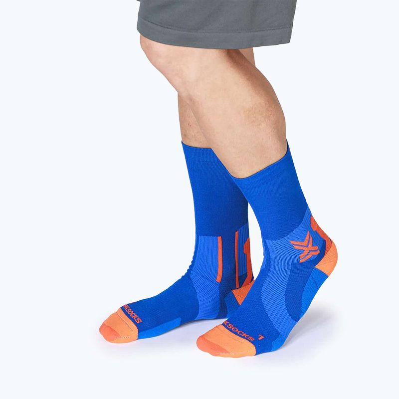 Socken X-Socks Run Perform Warm Crew twyce blue/orange 6