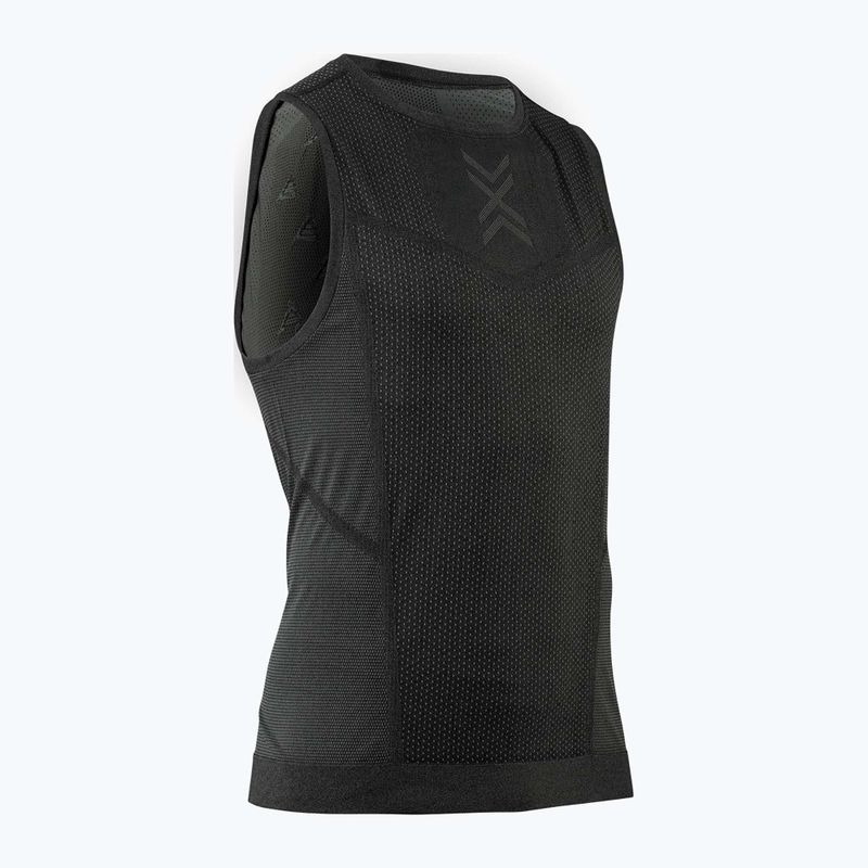 Men's X-Bionic Xceed Run x schwarz/rhino grau Lauftank Top 2