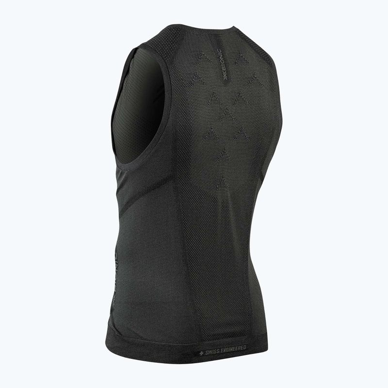 Men's X-Bionic Xceed Run x schwarz/rhino grau Lauftank Top 3