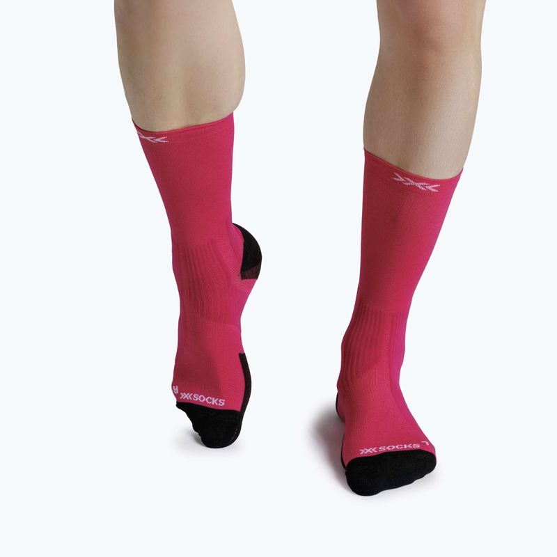 Socken X-Socks Run Perform Crew power purple 2