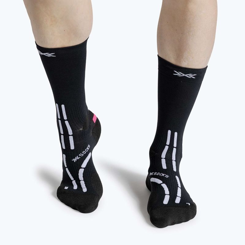 Socken X-Socks Trail Anatomix Crew x black/x white 2