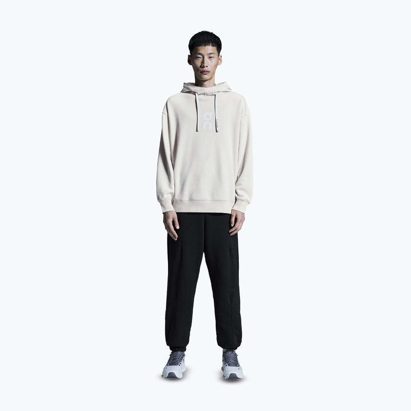 Herren On Club Hoodie silber 2