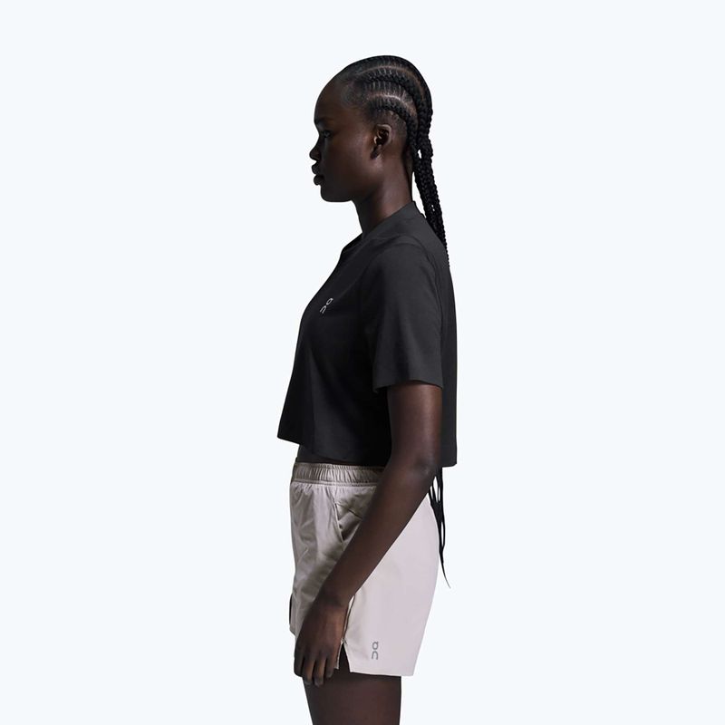 Damen-Trainings-T-Shirt On Train-T Crop black 5