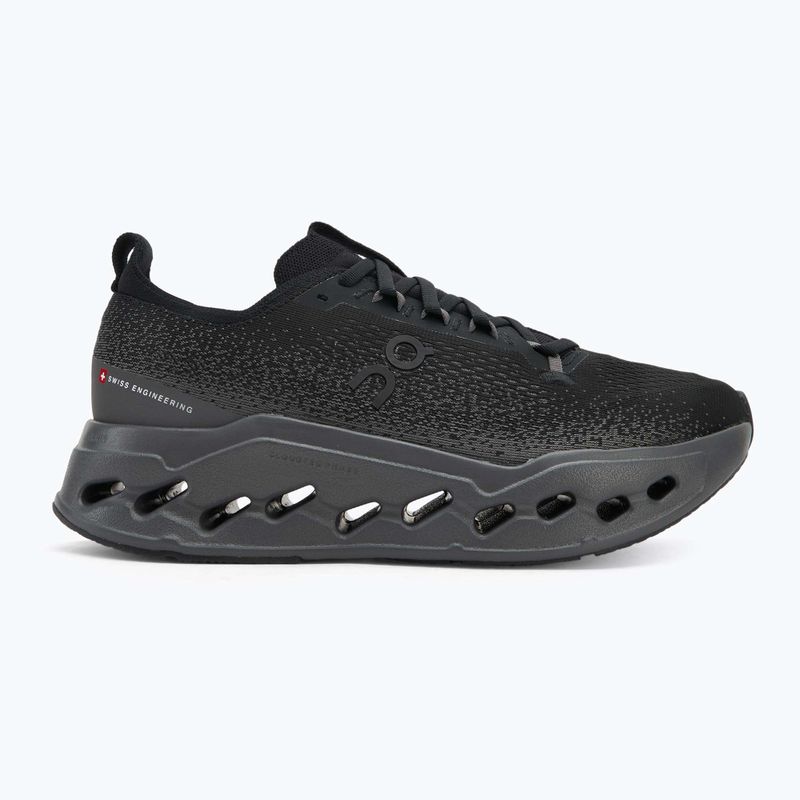 Herren On Cloudsurfer Max Wide schwarz/eclipse Laufschuhe 2