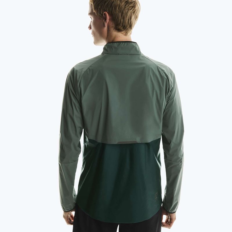 Men's On Weather spirulina/olive Laufjacke 5