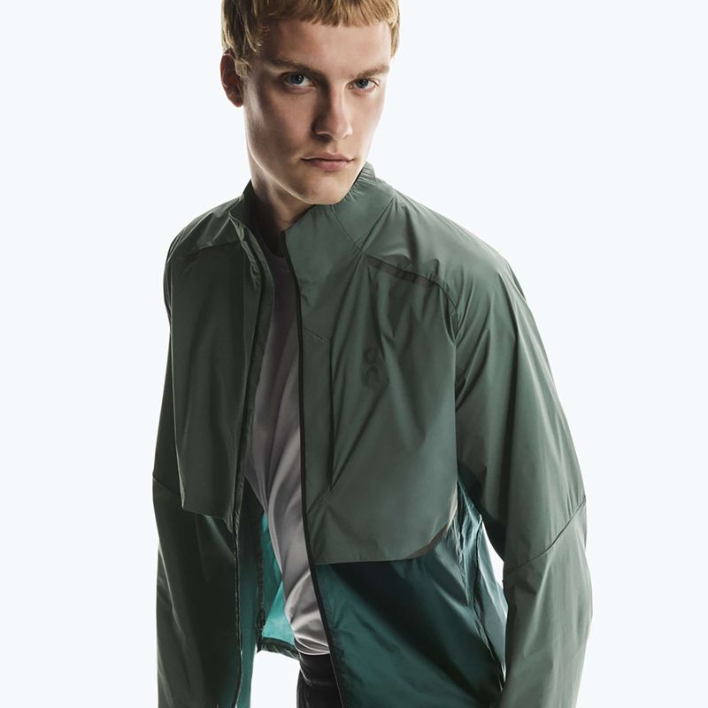 Men's On Weather spirulina/olive Laufjacke 7