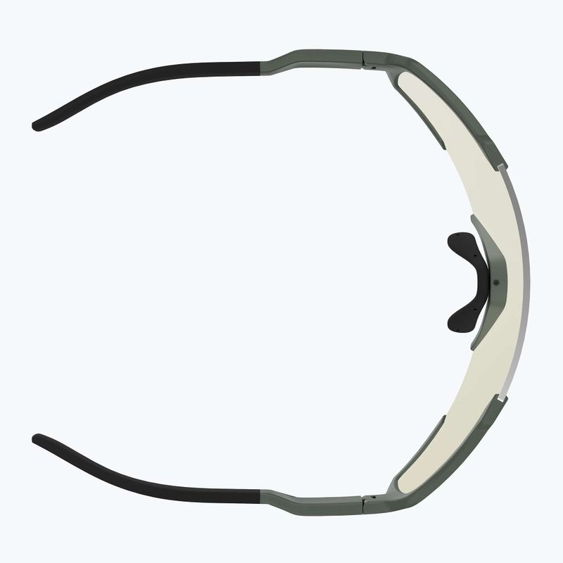 Sonnenbrille SCOTT Shield khaki green/amp white chrome 4