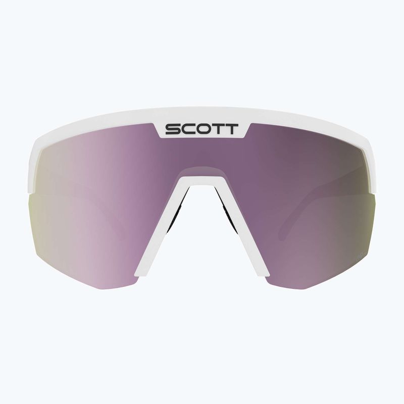 Sonnenbrille SCOTT Sport Shield white matt/amp lavender chrome 2