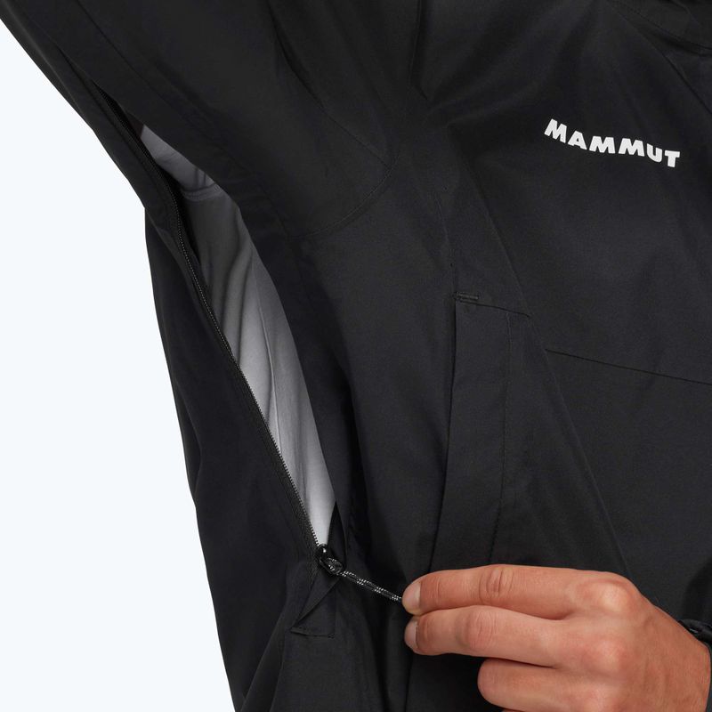 Herren Regenjacke Mammut Treeline HS Hooded black 6
