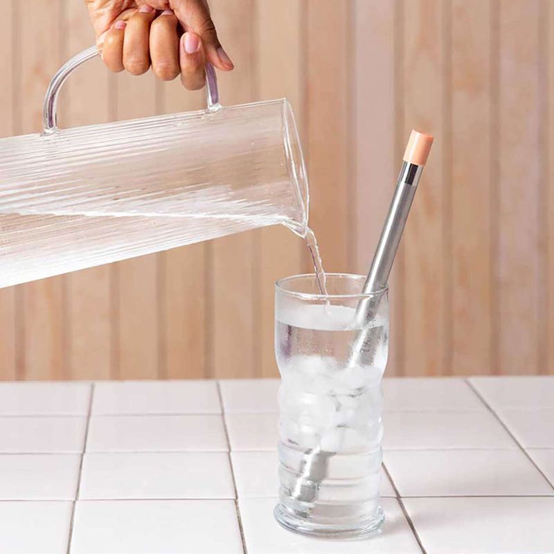 LifeStraw SIP 1-Teil Wasser Fitting Strohhalm mit Tragetasche apricot 4