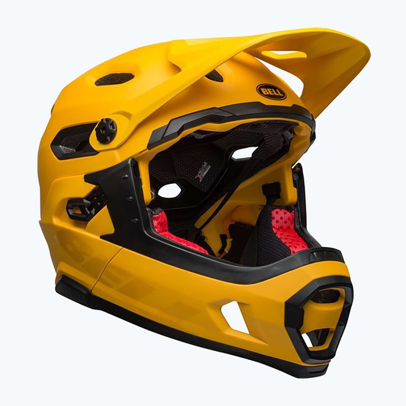 Fahrradhelm Bell FF Super DH MIPS Spherical matt glänzend gelb/schwarz