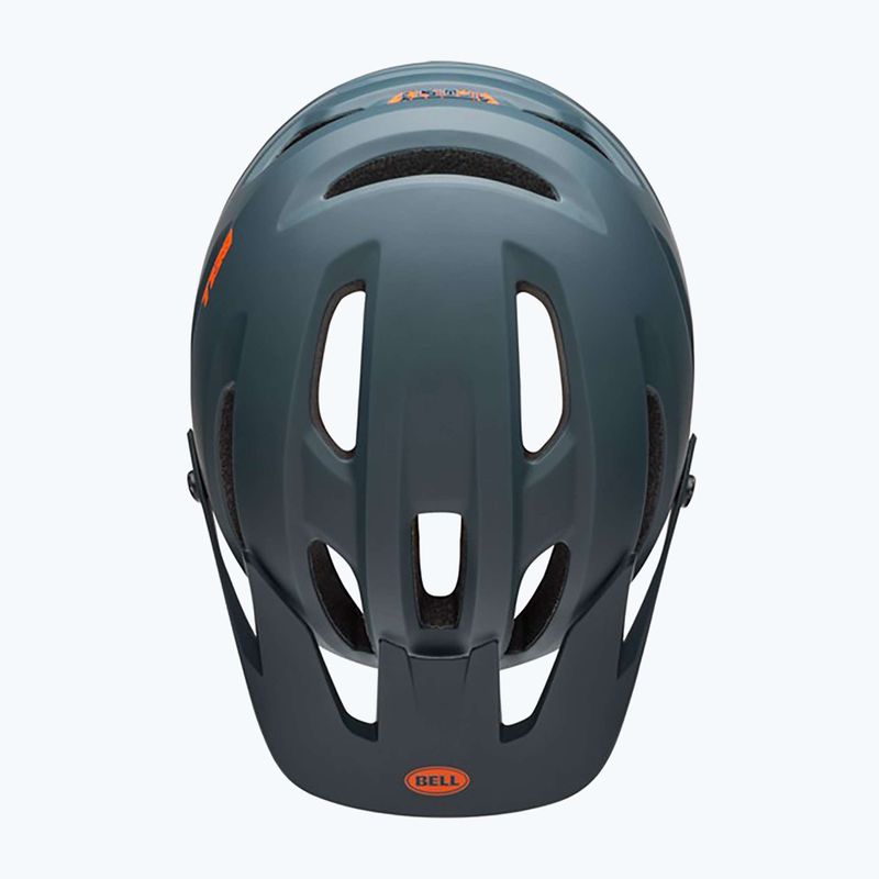 Bell 4Forty matt glänzend schiefer/orange Fahrradhelm 4