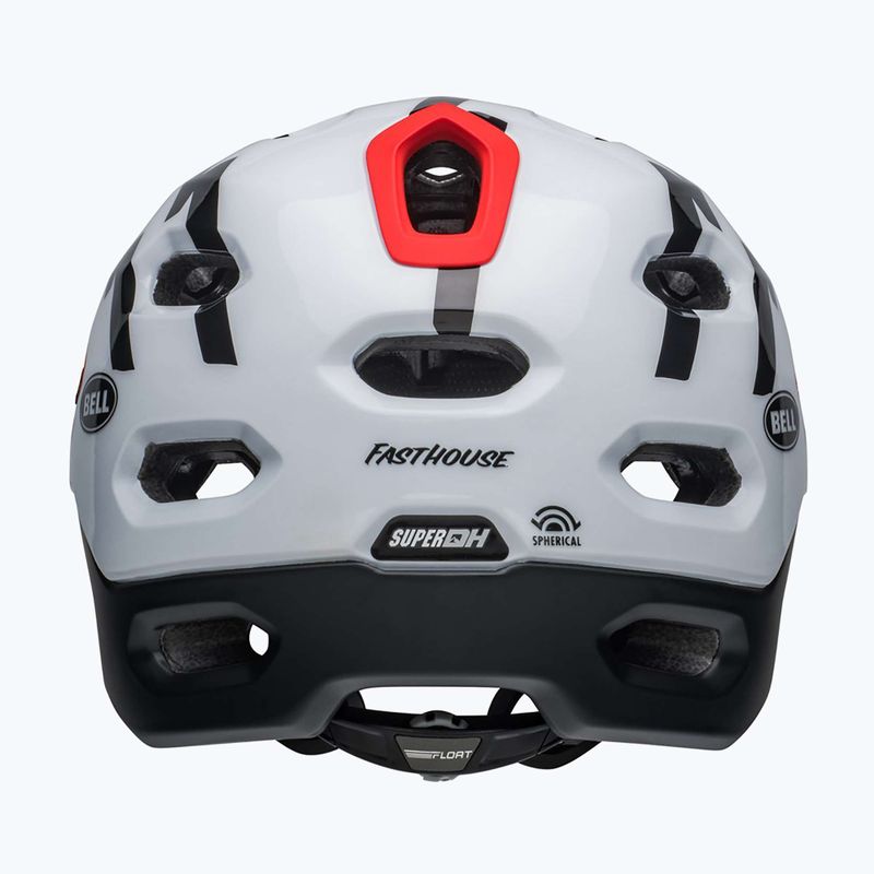 Bell Fahrradhelm FF Super DH MIPS Spherical fasthouse matt glänzend schwarz/weiss 5