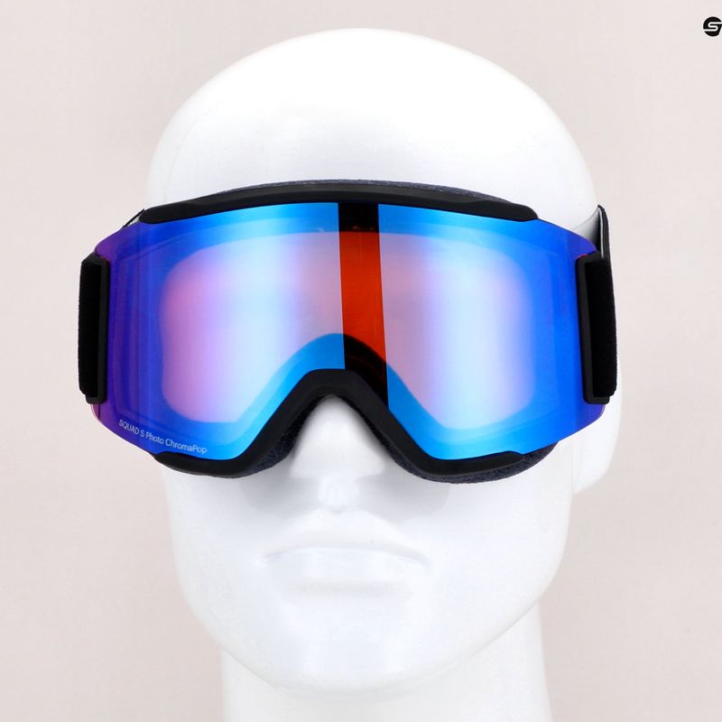 Skibrille Smith Squad S black/chromapop photochromic rose flash M764 8