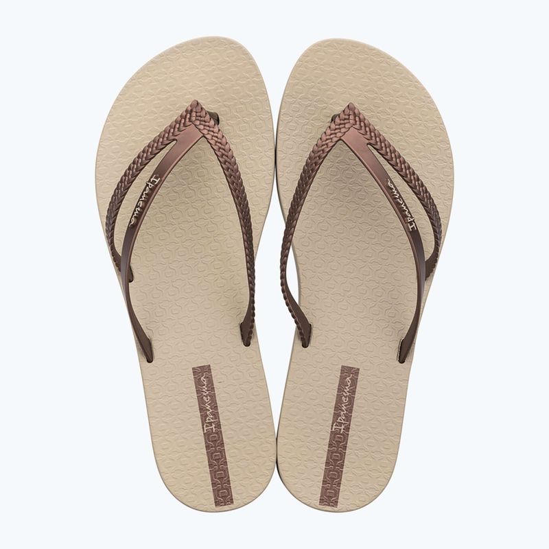 Flip-Flops Damen Ipanema Bossa beige/copper 9