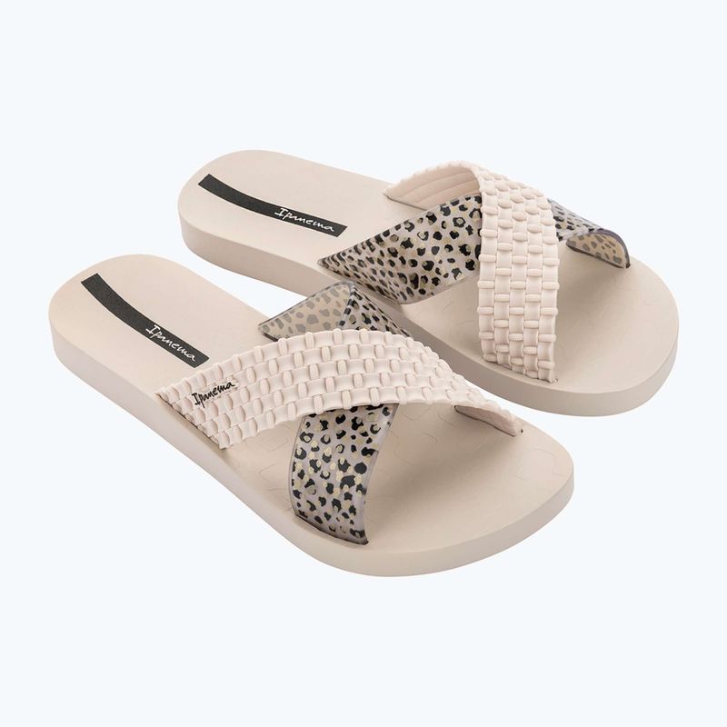 Damen-Pantoletten Ipanema Sense Slide beige/beige/black 9