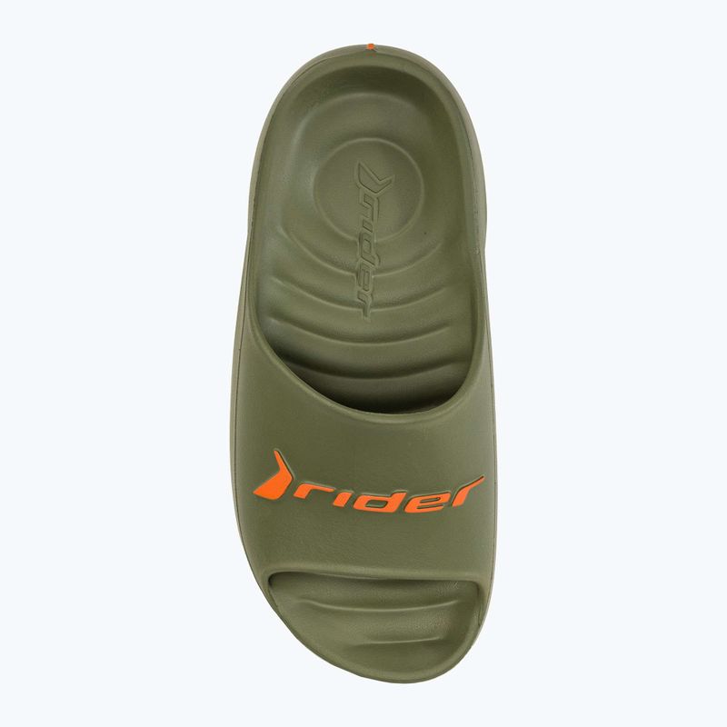 Herren RIDER Rzero Slide grün/orange flip-flops 5