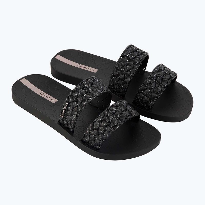 Ipanema Damen Flip-Flops Renda II schwarz/glitter schwarz 8