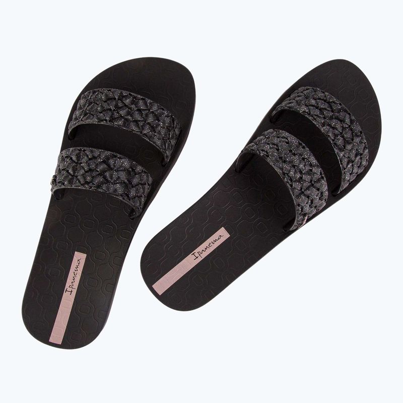Ipanema Damen Flip-Flops Renda II schwarz/glitter schwarz 10