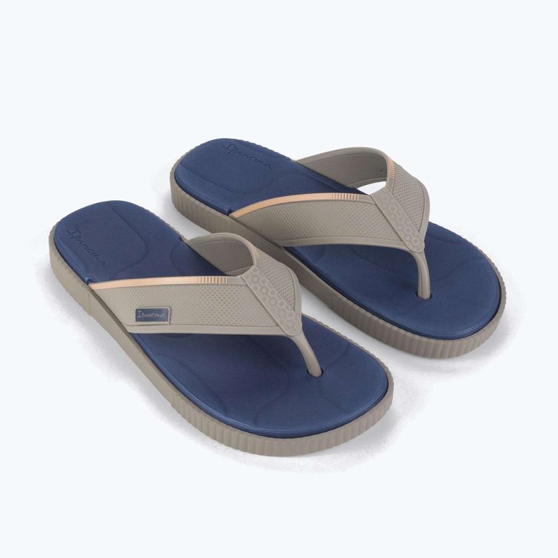 Herren Ipanema Vintage Flip Flops grau / grau / blau 8
