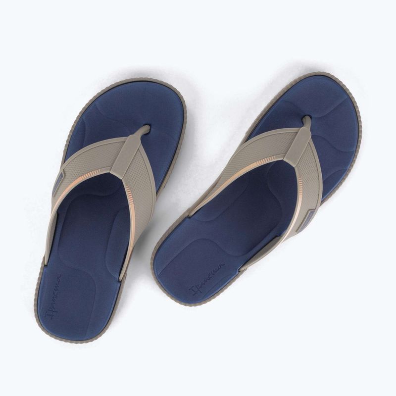 Herren Ipanema Vintage Flip Flops grau / grau / blau 9
