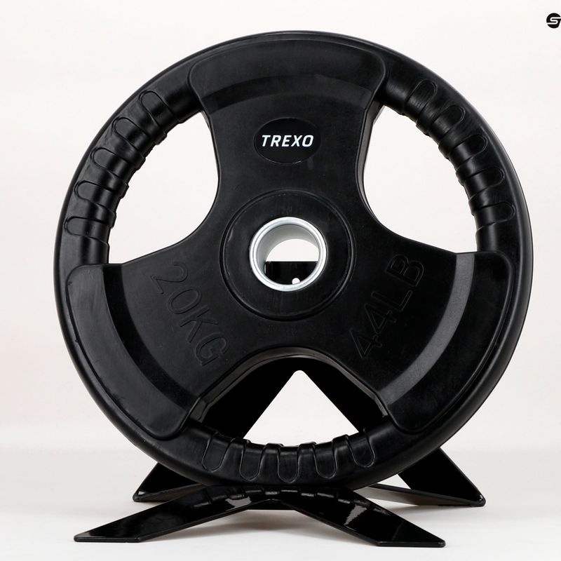 Hantelscheibe XTREXO czarne RW20 20 kg 8