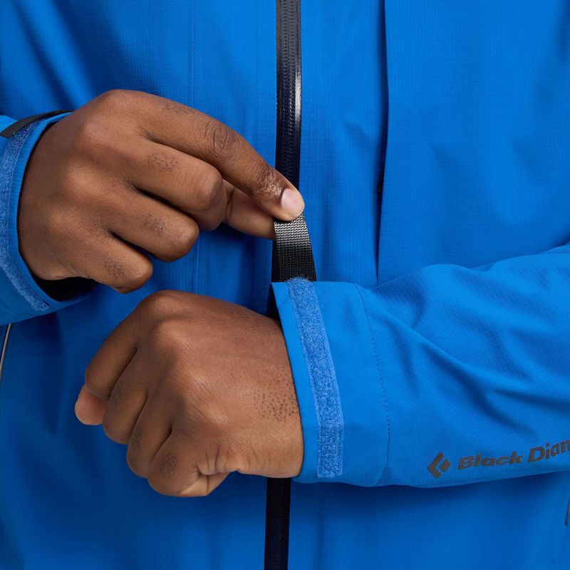 Herren Black Diamond Highline Stretch Shell Regenjacke drifter blau 9