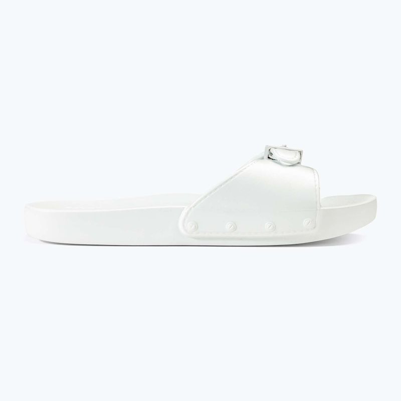 Slides Schlappen  Damen Scholl Pescura Flat Aqua Eva off white 2