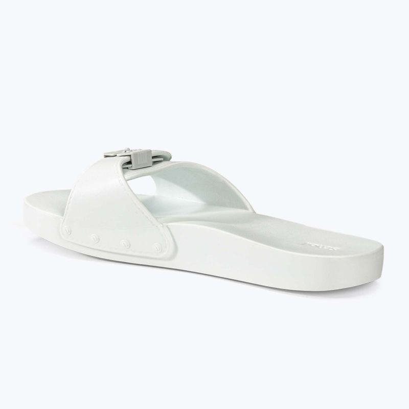 Slides Schlappen  Damen Scholl Pescura Flat Aqua Eva off white 3