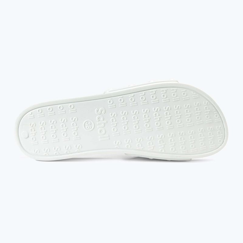 Slides Schlappen  Damen Scholl Pescura Flat Aqua Eva off white 4