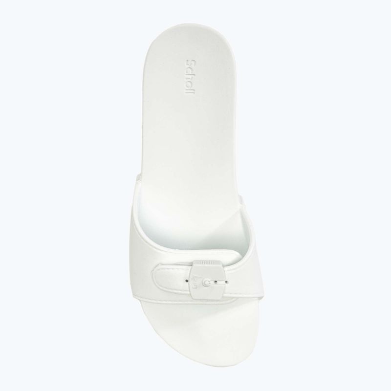 Slides Schlappen  Damen Scholl Pescura Flat Aqua Eva off white 5