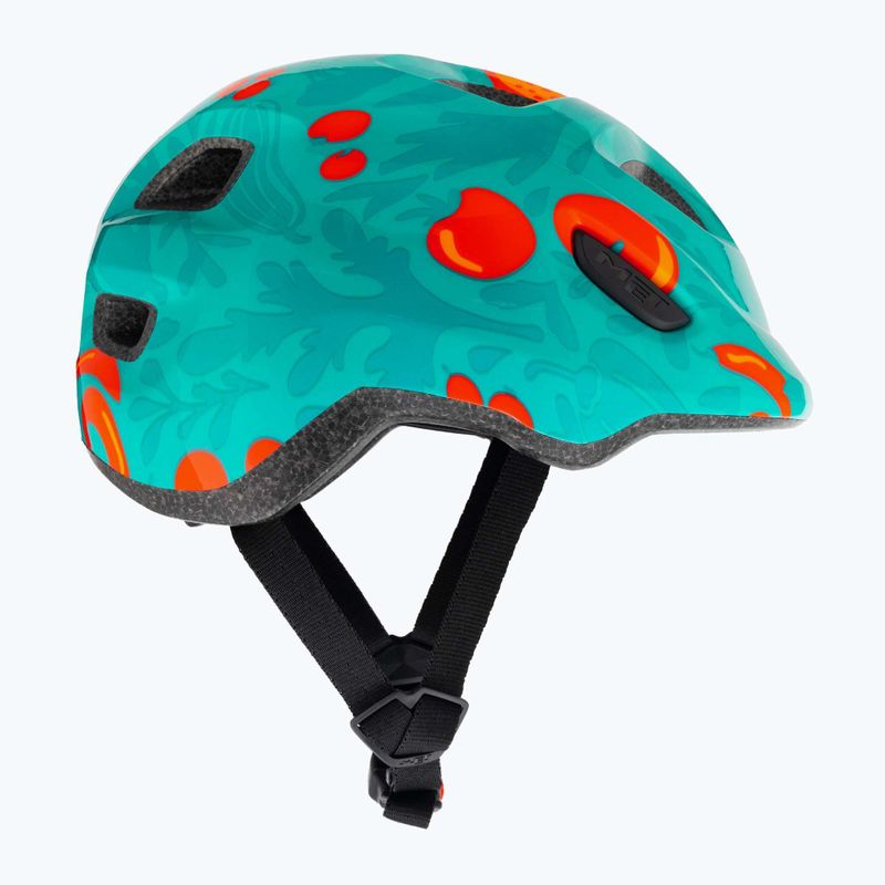 Fahrrad Helm Kinder MET Hooray green fruit glossy 3