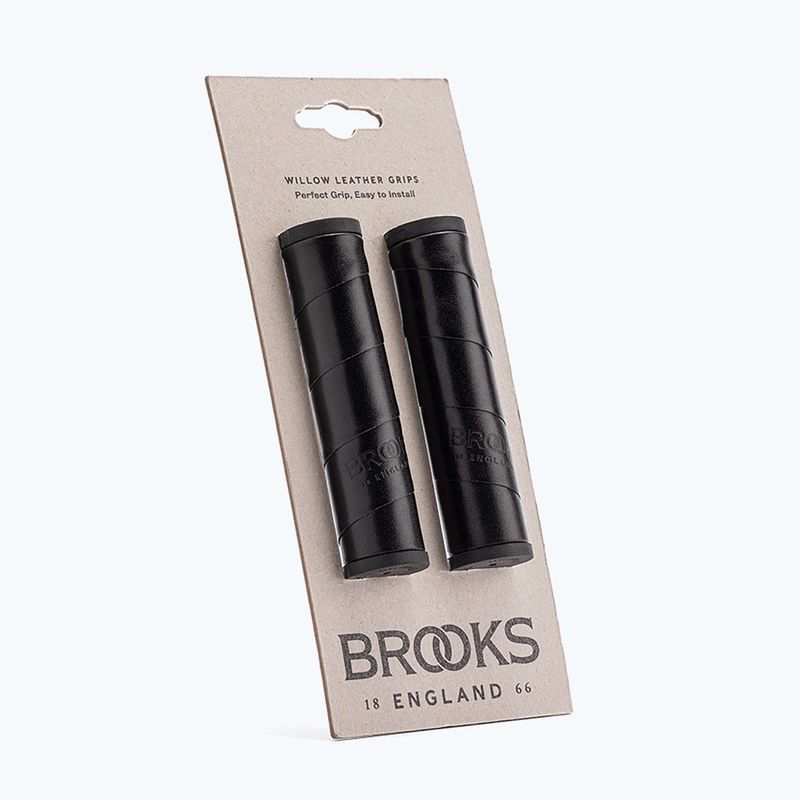 Lenkergriffe Brooks England Willow Leather black 2