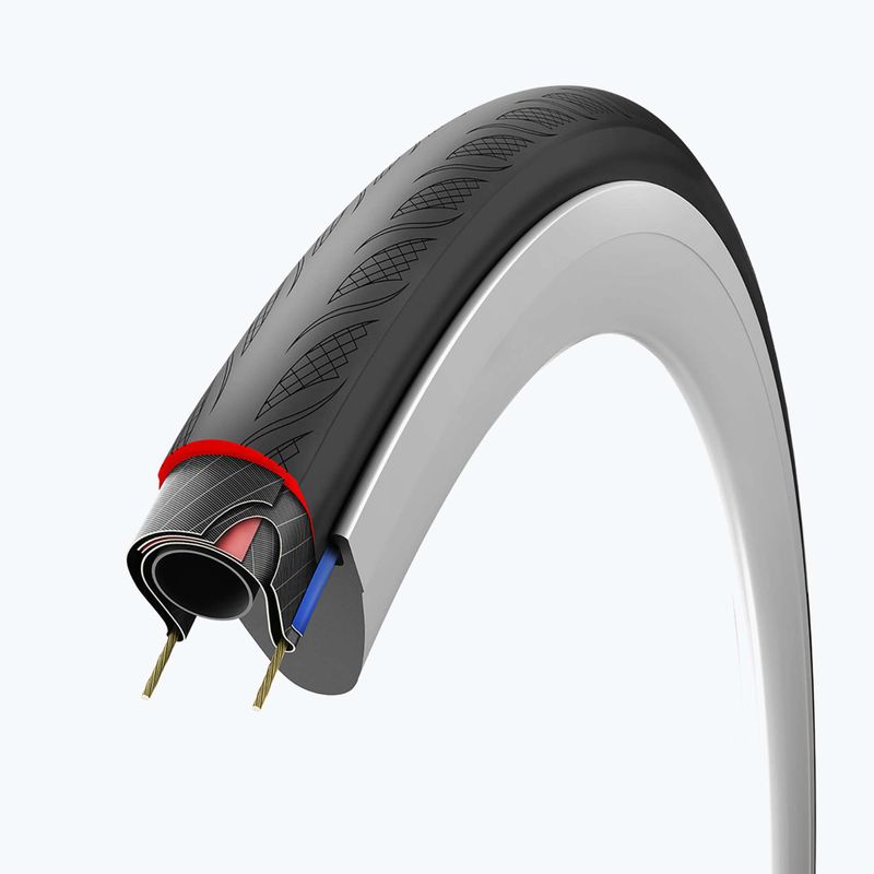 Fahrradreifen Vittoria Rubino V G2.0 700 x 30C Schwarz/Beige 4