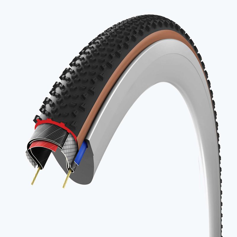 Fahrradreifen Vittoria Terreno T60 G2.0 TLR Gravel Endurance Schwarz/Braun 4