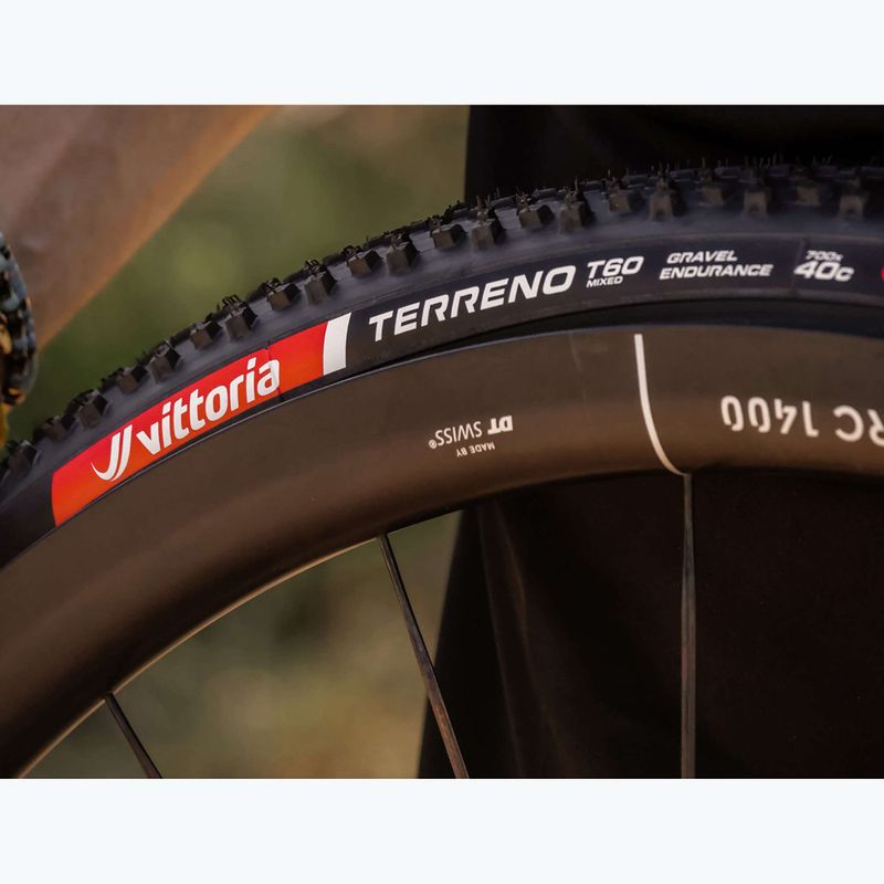 Fahrradreifen Vittoria Terreno T60 G2.0 TLR Gravel Endurance Schwarz/Braun 6